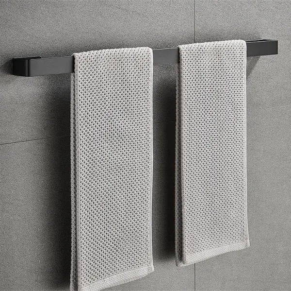 Kovový nástenný vešiak Kasos 40 cm čierny loft