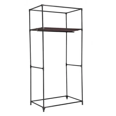 Textilná šatníková skriňa Gaja Vitto - hnedá