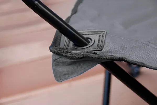 HUGO sivá skladacia turistická stolička