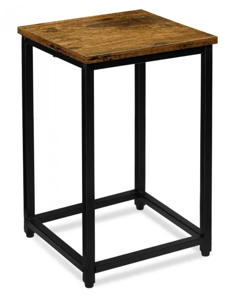 TZB Stojan na kvety Loft Arben 40 cm čierny/dub