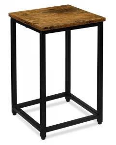 TZB Stojan na kvety Loft Arben 40 cm čierny/dub