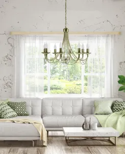 Závesná lampa MUZA 8xE14 luster Candellux