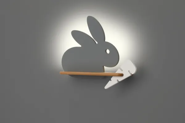 Detská nástenná lampička RABBIT LED Candellux