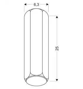 Stropné svetlo TUBA Candellux