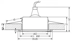 Stropné svetlo MR16 Candellux
