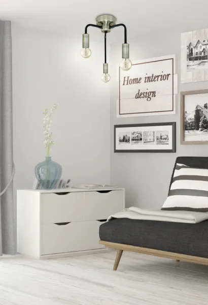 Stropná lampa SAGA 3xE14 Candellux