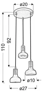 Závesná lampa PUERTO Candellux