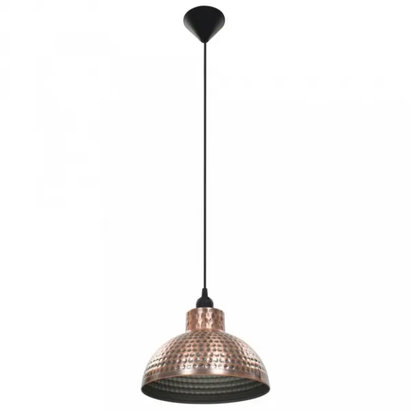 Závesná lampa 2 ks medená Dekorhome