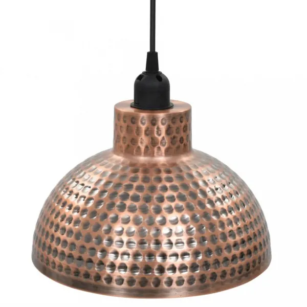 Závesná lampa 2 ks medená Dekorhome
