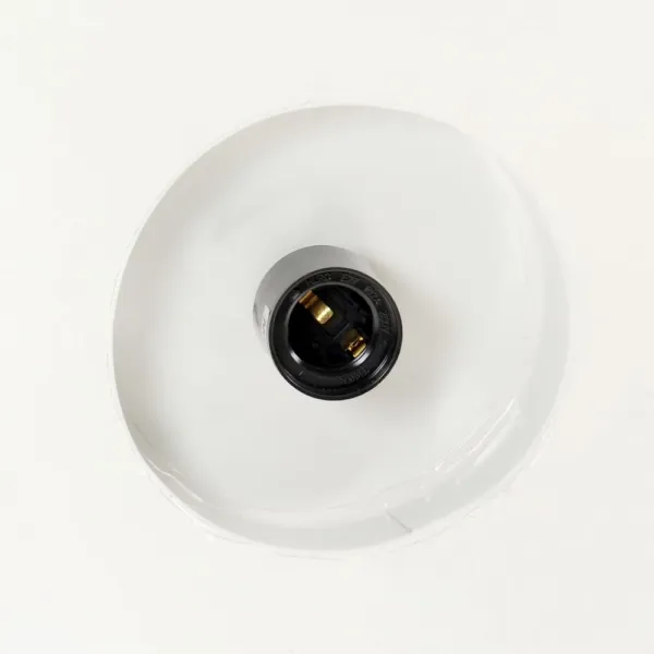 Závesná lampa biela / mangovníkové drevo Dekorhome 58 cm