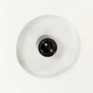 Závesná lampa biela / mangovníkové drevo Dekorhome 58 cm