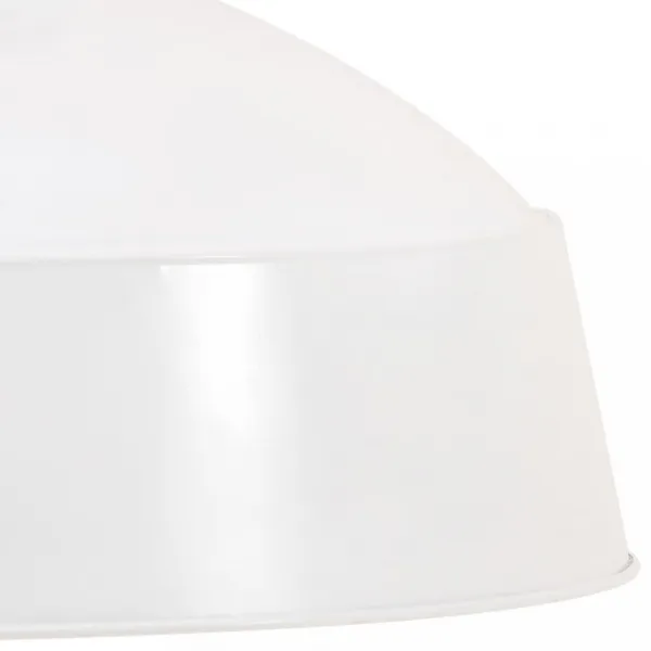 Závesná lampa biela / mangovníkové drevo Dekorhome 58 cm