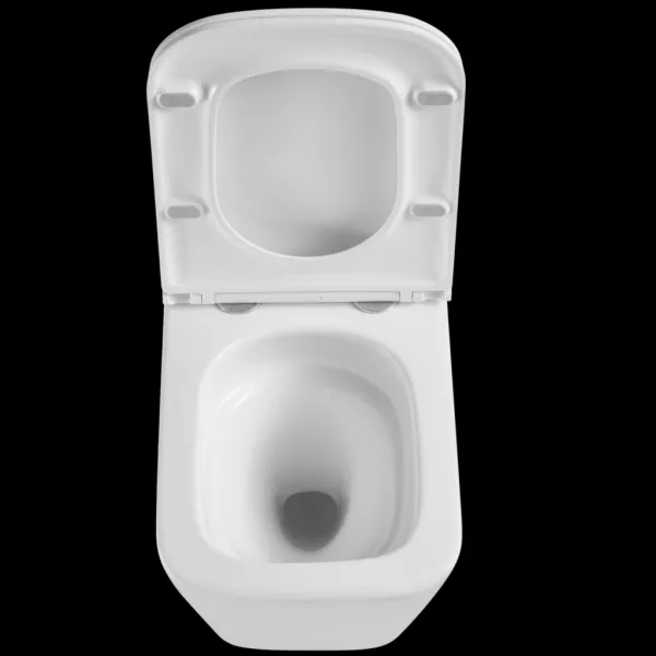 INVENA - Závesná WC misa FLORINA /VÍROVÉ SPLACH/, vrátane soft/close sedátka CE-94-001-L