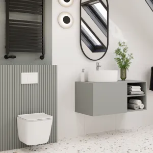 INVENA - Závesná WC misa PAROS, vrátane soft/close sedátka CE-90-001-W