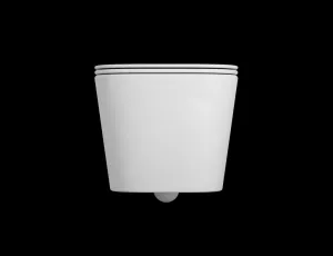 INVENA - Závesná WC misa PAROS, vrátane soft/close sedátka CE-90-001-W