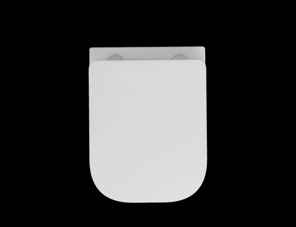 INVENA - Závesná WC misa PAROS, vrátane soft/close sedátka CE-90-001-W