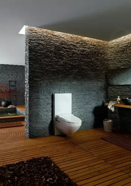 Geberit Monolith - Sanitárny modul na závesné WC, 101 cm, bočný prívod vody, biela 131.022.SI.5