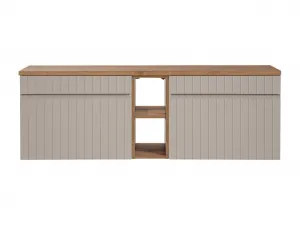 ArtCom Kúpeľňová skrinka s doskou ICONIC Cashmere D140/1 | 140 cm