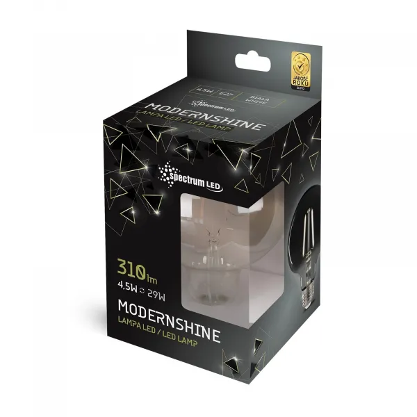 Spectrum LED Žiarovka Modernshine LED E27 4,5 W 230 V neutrálna biela