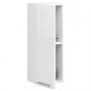 Ak furniture Závesná kuchynská skrinka Olivie W 30 cm biela