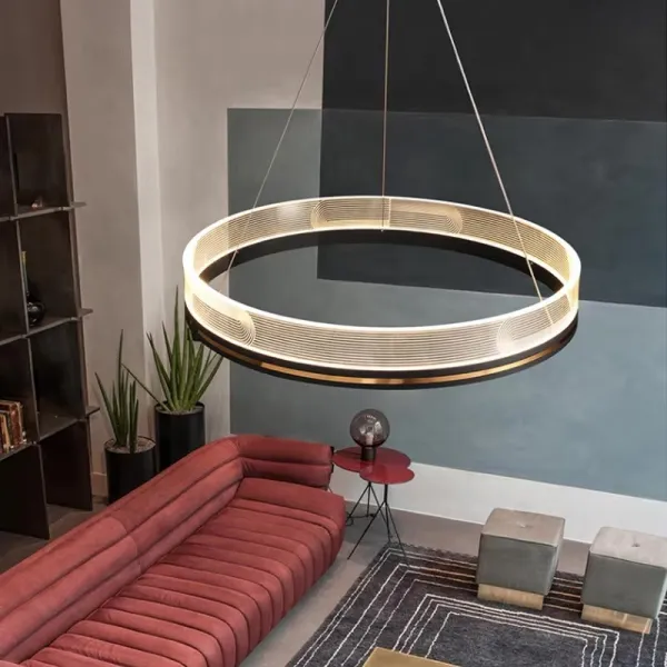 TooLight Závesná lampa La Belle XXIX zlatá/čierna