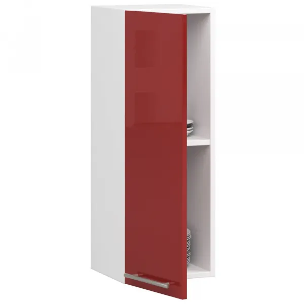 Ak furniture Závěsná kuchyňská skříňka Olivie W 30 cm bílo-červená