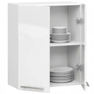 Ak furniture Závěsná kuchyňská skříňka Olivie W 60 cm bílá