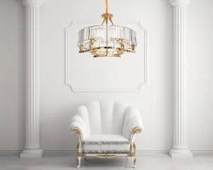 TooLight Závesná lampa La Belle XXXXIV zlatá