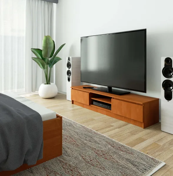 Ak furniture TV stolík Ronon 160 cm jelša