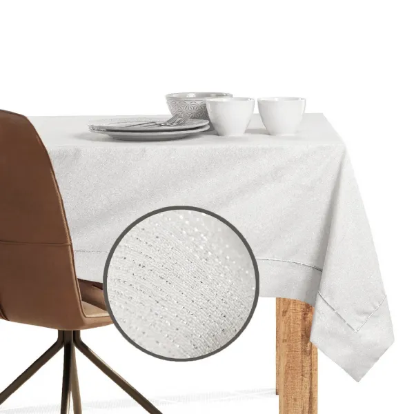 Obrus DecoKing SPARKLE PPG krémový, veľkosť 140x200