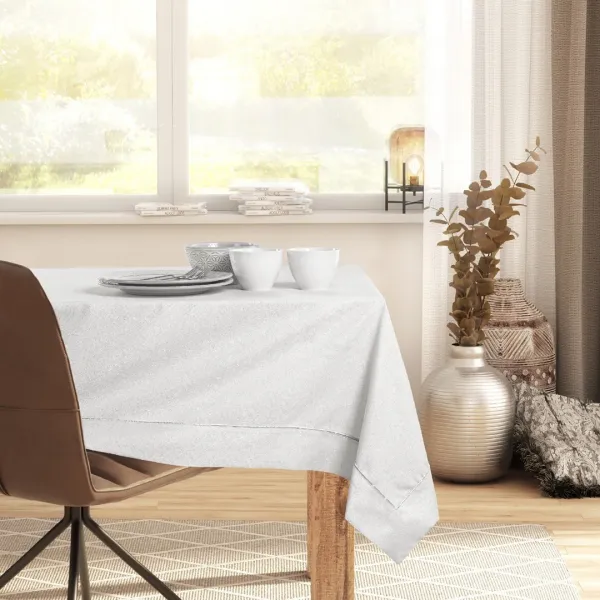 Obrus DecoKing SPARKLE PPG krémový, veľkosť 140x200
