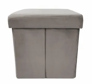 Kontrast Taburet Skora béžový