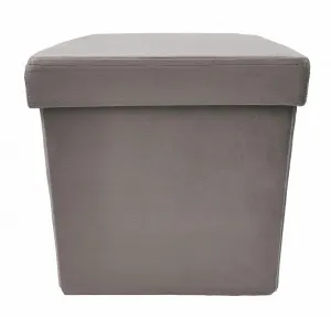 Kontrast Taburet Skora béžový