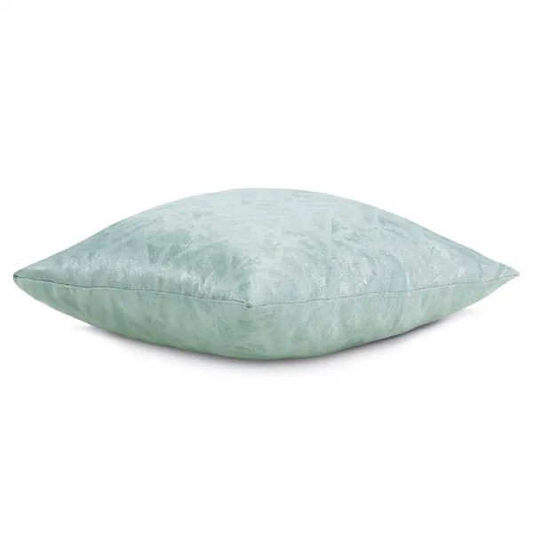Súprava dvoch obliečok na vankúš AmeliaHome Glamour Navia sivo-zelená, veľkosť 45x45*2