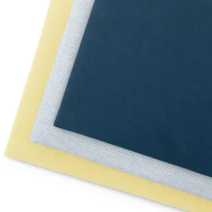 AmeliaHome Súprava kuchynských utierok Letty Stamp - 9 ks modrá/žltá, veľkosť 50x70