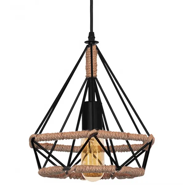 TooLight Stropné svietidlo Triangle Loft čierne