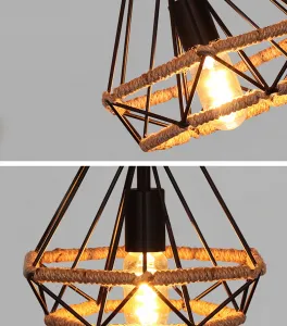 TooLight Stropné svietidlo Triangle Loft čierne