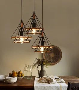 TooLight Stropné svietidlo Triangle Loft čierne