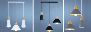 TooLight Stropné svietidlo Scandi CP biele