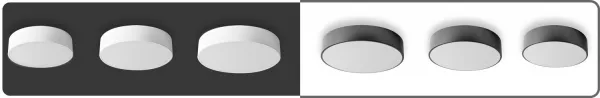 TooLight Stropné svietidlo Plafon 30 cm APP641-2C biele