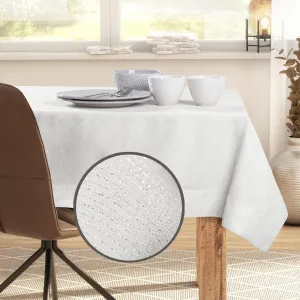 Štvorcový obrus DecoKing SPARKLE krémový, veľkosť 80x80