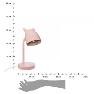 ATMOSPHERA Stolná lampa Leren ružová