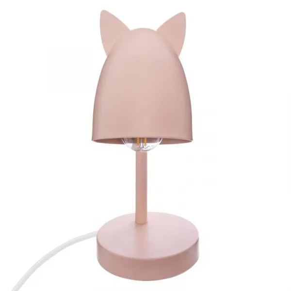 ATMOSPHERA Stolná lampa Leren ružová