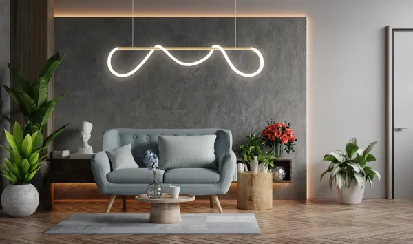TooLight Stropné LED svietidlo Morko zlaté
