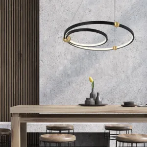 TooLight Stropné svietidlo Black Ring APP692-30-50