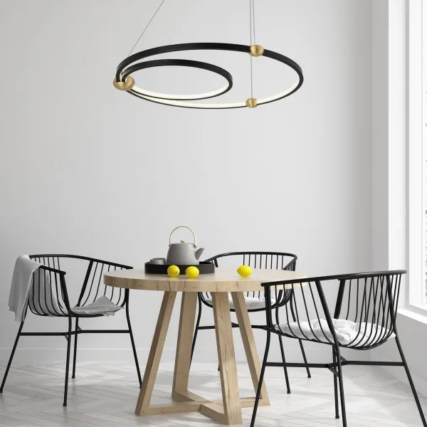 TooLight Stropné svietidlo Black Ring APP692-30-50
