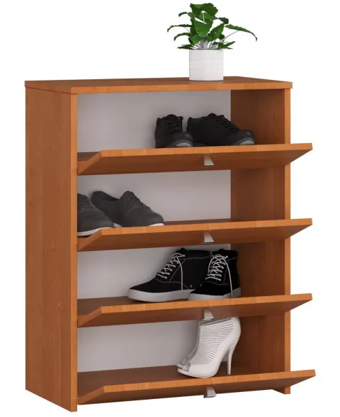 4 krídlový botník 60 cm, olcha