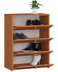 4 krídlový botník 60 cm, olcha