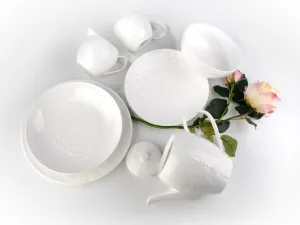 Affekdesign Porcelánová miska ROSE 750 ml biela