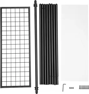 SONGMICS Šatní vešiak Loft 153 cm čierny